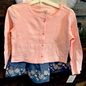 Carter’s Just One You Special Occasion 2T Girls 3 Piece Skirt Set NWT
